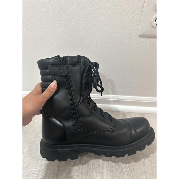 Thorogood Boots Mens Size 13 Black 8in Side Zip Tactical Work Cap Toe 834-6888 - Picture 7 of 12
